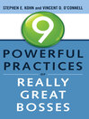 Imagen de portada para 9 Powerful Practices of Really Great Bosses